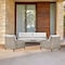 Armen Living Silvana 4 Piece Outdoor Gray Fabric and Wicker Conversation Set 840254332959 - alternate 6